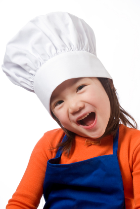 Young student chef